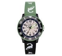 Quarzuhr COOL TIME "The Cool New Dino", khaki, schwarz, Armbanduhren, Kinder, Quarzuhr, Armbanduhr, Silikonarmband, Kinderuhr, Junge, analog (35733138-0) khaki, schwarz