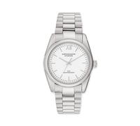 Quarzuhr COPENHAGEN STUDIOS "Classic Round Watch", silberfarben, weiß, Armbanduhren, Damen, Quarzuhr, Armbanduhr, Damenuhr, Edelstahlarmband, analog (61488903-0)