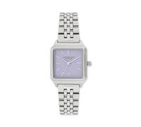 Quarzuhr COPENHAGEN STUDIOS "Vintage Square Watch", silberfarben, fliederfarben, Armbanduhren, Damen, Quarzuhr, Armbanduhr, Damenuhr, Edelstahlarmband, analog (23614041-0) silberfarben, fliederfarben