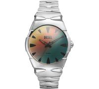 Quarzuhr DIESEL "D-SRUPTOR", silber (silberfarben), Armbanduhren, Kinder, Quarzuhr, Armbanduhr, Herrenuhr, Damenuhr, Edelstahlarmband (30183120-0) silberfarben