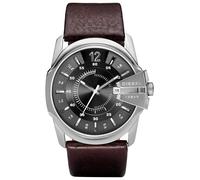 Quarzuhr DIESEL "MASTER CHIEF", braun (dunkelbraun), Armbanduhren, Herren, Quarzuhr, Armbanduhr, Herrenuhr, Datum, Lederarmband (332737-0) dunkelbraun