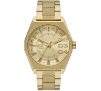 Quarzuhr DIESEL "SCRAPER", gold (goldfarben), Armbanduhren, Damen, Quarzuhr, Armbanduhr, Herrenuhr, Edelstahlarmband (42546739-0) goldfarben