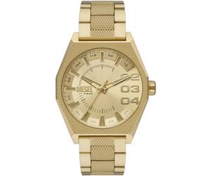 Quarzuhr DIESEL "SCRAPER", gold (goldfarben), Armbanduhren, Herren, Quarzuhr, Armbanduhr, Herrenuhr, Edelstahlarmband (42546739-0) goldfarben