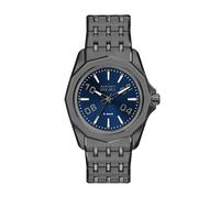 Quarzuhr DIESEL "Stinger 3-Hand", blau (anthrazit, blau), Armbanduhren, Herren, Quarzuhr, Armbanduhr, Herrenuhr, Edelstahlarmband, analog (51468046-0) anthrazit, blau