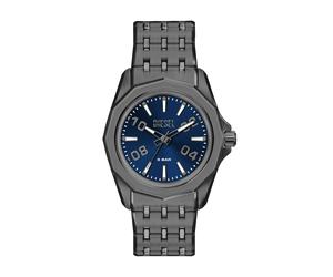 Quarzuhr DIESEL "Stinger", blau (anthrazit, blau), Armbanduhren, Herren, Quarzuhr, Armbanduhr, Herrenuhr, Edelstahlarmband, analog (51468046-0) anthrazit, blau
