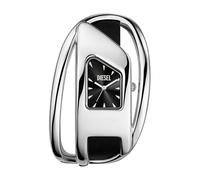Quarzuhr DIESEL "WRAP-D", schwarz, Armbanduhren, Damen, Quarzuhr, Armbanduhr, Damenuhr, Lederarmband, analog (57921443-0) schwarz
