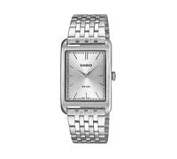 Quarzuhr, edelstahlfarben, silberfarben, CASIO TIMELESS COLLECTION, Armbanduhren, Herren, Quarzuhr, Armbanduhr, Herrenuhr, Edelstahlarmband, analog (46108128-0) edelstahlfarben, silberfarben