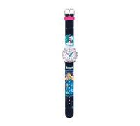 Quarzuhr Eisprinzessin mit Textilarmband für Mädchen