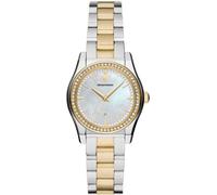 Quarzuhr EMPORIO ARMANI "AR11559", gold (silberfarben, goldfarben), Armbanduhren, Damen, Quarzuhr, Armbanduhr, Damenuhr, analog, Edelstahlarmband (42367526-0) silberfarben, goldfarben