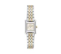 Quarzuhr EMPORIO ARMANI, edelstahlfarben, gelbgoldfarben, Armbanduhren, Damen, Quarzuhr, Armbanduhr, Damenuhr, Edelstahlarmband, analog (68348116-0) edelstahlfarben, gelbgoldfarben