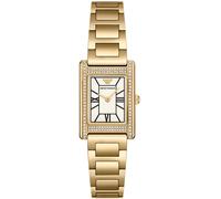 Quarzuhr EMPORIO ARMANI, gelb (gelbgoldfarebn), Armbanduhren, Damen, Quarzuhr, Armbanduhr, Damenuhr, Edelstahlarmband, analog, Glassteine (51327234-0) gelbgoldfarebn