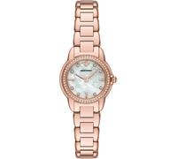 Quarzuhr EMPORIO ARMANI, gold (roségoldfarben), Armbanduhren, Damen, Quarzuhr, Armbanduhr, Damenuhr, Edelstahlarmband, analog, Glassteine (53077304-0) roségoldfarben