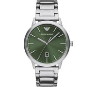 Emporio Armani Herrenuhr 3-Zeiger-Werk Datum Edelstahl, AR11575