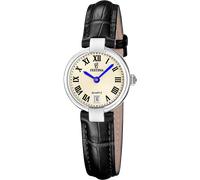 Quarzuhr FESTINA "Mademoiselle", schwarz, champagnerfarben, Armbanduhren, Damen, Quarzuhr, Armbanduhr, Damenuhr, Lederarmband, analog, Tag (11751827-0) schwarz, champagnerfarben