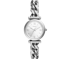 Quarzuhr FOSSIL "CARLIE MINI", silber (silberfarben, silberfarben), Armbanduhren, Damen, Quarzuhr, Armbanduhr, Damenuhr, Edelstahlarmband (14194756-0) silberfarben, silberfarben