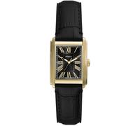 Quarzuhr FOSSIL "CARRAWAY", schwarz, Armbanduhren, Kinder, Quarzuhr, Armbanduhr, Herrenuhr, Lederarmband, analog (64450700-0) schwarz