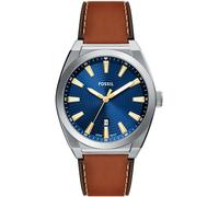 FOSSIL Herren Analog Quarz Uhr mit Leder Armband FS6115