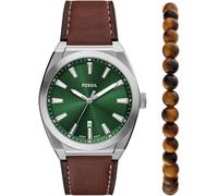 Fossil Everett Giftset FS6080SET - Herren - 42 mm - Analog - Quarz - Mineralglas