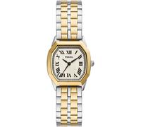 Quarzuhr FOSSIL "HARLOW", gold (silberfarben, goldfarben), Armbanduhren, Damen, Quarzuhr, Armbanduhr, Damenuhr, Edelstahlarmband, analog (72651815-0) silberfarben, goldfarben