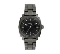 Quarzuhr FOSSIL "Machine", anthrazit, Armbanduhren, Herren, Quarzuhr, Armbanduhr, Edelstahlarmband, analog, Tag (91175317-0) anthrazit