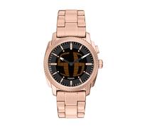 Quarzuhr FOSSIL "Machine - Big Tic", rosa (roségoldfarben), Armbanduhren, Herren, Quarzuhr, Armbanduhr, Herrenuhr, Edelstahlarmband, analog, digital (87289660-0) roségoldfarben