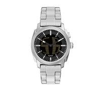 Quarzuhr FOSSIL "Machine - Big Tic", silber (edelstahlfarben), Armbanduhren, Herren, Quarzuhr, Armbanduhr, Herrenuhr, Edelstahlarmband, analog, digital (81863362-0) edelstahlfarben
