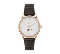 Quarzuhr Damen, Roségold, onesize, Zirkonia synth., Weiß, 13-19 cm 2039574