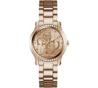 Quarzuhr GUESS "ANNETTE", gold (roségoldfarben), Armbanduhren, Damen, Quarzuhr, Armbanduhr, Damenuhr, Edelstahlarmband, analog (55145955-0)