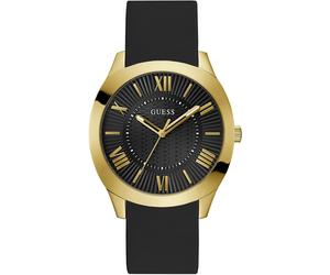 Quarzuhr GUESS "ARC", schwarz, Armbanduhren, Herren, Quarzuhr, Armbanduhr, Herrenuhr (28194445-0) schwarz
