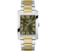 Quarzuhr GUESS "CLYDE", silber (silberfarben, goldfarben), Armbanduhren, Herren, Armbanduhr, Herrenuhr, Edelstahlarmband (79828368-0) silberfarben, goldfarben
