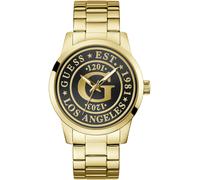 Quarzuhr GUESS "COLLEGIATE G", goldfarben, Armbanduhren, Herren, Quarzuhr, Armbanduhr, Herrenuhr, Edelstahlarmband (40384001-0)