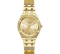 Quarzuhr GUESS "COSMO", gold (goldfarben, champagnerfarben), Armbanduhren, Damen, Quarzuhr, Armbanduhr, Damenuhr (79918069-0)