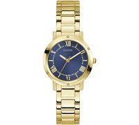 Quarzuhr GUESS "DAWN", gold (goldfarben), Armbanduhren, Damen, Quarzuhr, Armbanduhr, Damenuhr, Edelstahlarmband (92414329-0)