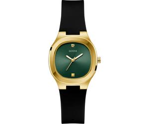 Quarzuhr GUESS "EVE", schwarz, Armbanduhren, Damen, Quarzuhr, Armbanduhr, Damenuhr (51436600-0) schwarz
