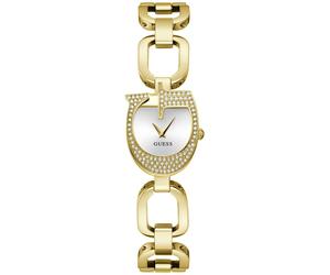 Quarzuhr GUESS "GIA", gold (goldfarben), Armbanduhren, Damen, Quarzuhr, Armbanduhr, Damenuhr (83065162-0) goldfarben