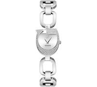 Guess Damen Armbanduhr Gia mit silberfarbenem Edelstahlarmband, 3 Bar, Größe : 22 mm, GW0683L1