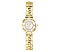 Quarzuhr GUESS "LEENA", goldfarben, Armbanduhren, Damen, Quarzuhr, Armbanduhr, Damenuhr, Edelstahlarmband, analog (40179004-0) goldfarben