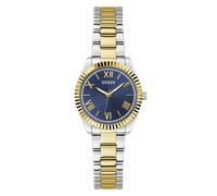 Quarzuhr GUESS "MINI LUNA", gold (silberfarben), Armbanduhren, Damen, Quarzuhr, Armbanduhr, Damenuhr, Edelstahlarmband, analog (68520037-0) silberfarben