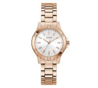 Quarzuhr GUESS "MIST", gold (roségoldfarben), Armbanduhren, Damen, Armbanduhr, Damenuhr, Edelstahlarmband, Kristallsteine (66513805-0) roségoldfarben