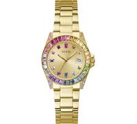 Quarzuhr GUESS "OPALINE, GW0475L3" Armbanduhren goldfarben Damen Quarzuhren (37130154-0)