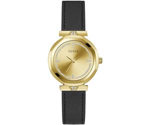 Quarzuhr GUESS "RUMOUR", schwarz, Armbanduhren, Damen, Quarzuhr, Armbanduhr, Damenuhr (22527621-0) schwarz