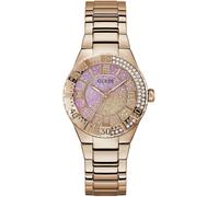 Quarzuhr GUESS "SANGRIA", gold (roségoldfarben), Armbanduhren, Damen, Quarzuhr, Armbanduhr, Damenuhr, Edelstahlarmband (54934608-0) roségoldfarben