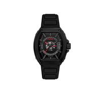 Quarzuhr HUGO "HUGO ID", schwarz, Armbanduhren, Herren, Armbanduhr, Damenuhr, Herrenuhr, Silikonarmband, analog, Tag (70974757-0) schwarz