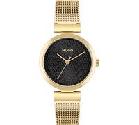 Quarzuhr HUGO "SWEET", gold (goldfarben), Armbanduhren, Damen, Quarzuhr, Armbanduhr, Damenuhr, Mineralglas, Edelstahlarmband (96119239-0) goldfarben