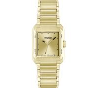 Quarzuhr HUGO "THRIVE ANALOG", gold (goldfarben), Armbanduhren, Damen, Quarzuhr, Armbanduhr, Herrenuhr, analog, Edelstahlarmband (25492719-0) goldfarben