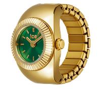 Quarzuhr ICE-WATCH "Chouchou", gold, grün, Armbanduhren, Damen, Quarzuhr, Armbanduhr, Damenuhr, Edelstahlarmband, analog (11116946-0) gold, grün