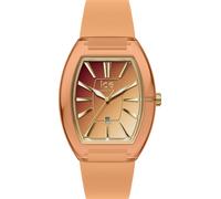 Quarzuhr ICE-WATCH "ICE boliday - Dome - Small - 3H + Date", orange (apricot), Armbanduhren, Damen, Quarzuhr, Armbanduhr, Damenuhr, analog, Silikonarmband, Datum (45038569-0) apricot