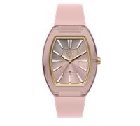 Quarzuhr ICE-WATCH "ICE boliday - Dome - Small - 3H + Date", rosa, Armbanduhren, Damen, Quarzuhr, Armbanduhr, Damenuhr, analog, Datum, Silikonarmband (29396628-0) rosa
