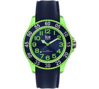Quarzuhr ICE-WATCH "ICE cartoon - Small - 3H", blau (dunkelblau, neongrün), Armbanduhren, Kinder, Quarzuhr, Armbanduhr, Kinderuhr, Lernuhr, Jungen, Schulanfang, Geschenkidee (10378529-0) dunkelblau, n