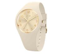 Quarzuhr ICE-WATCH "ICE champagne", beige (beige, beige, beige), Armbanduhren, Damen, Quarzuhr, Armbanduhr, Damenuhr, Silikonarmband, analog (36384639-0) beige, beige, beige
